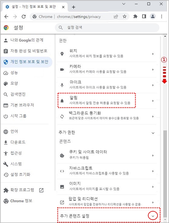 4단계 안내 화면